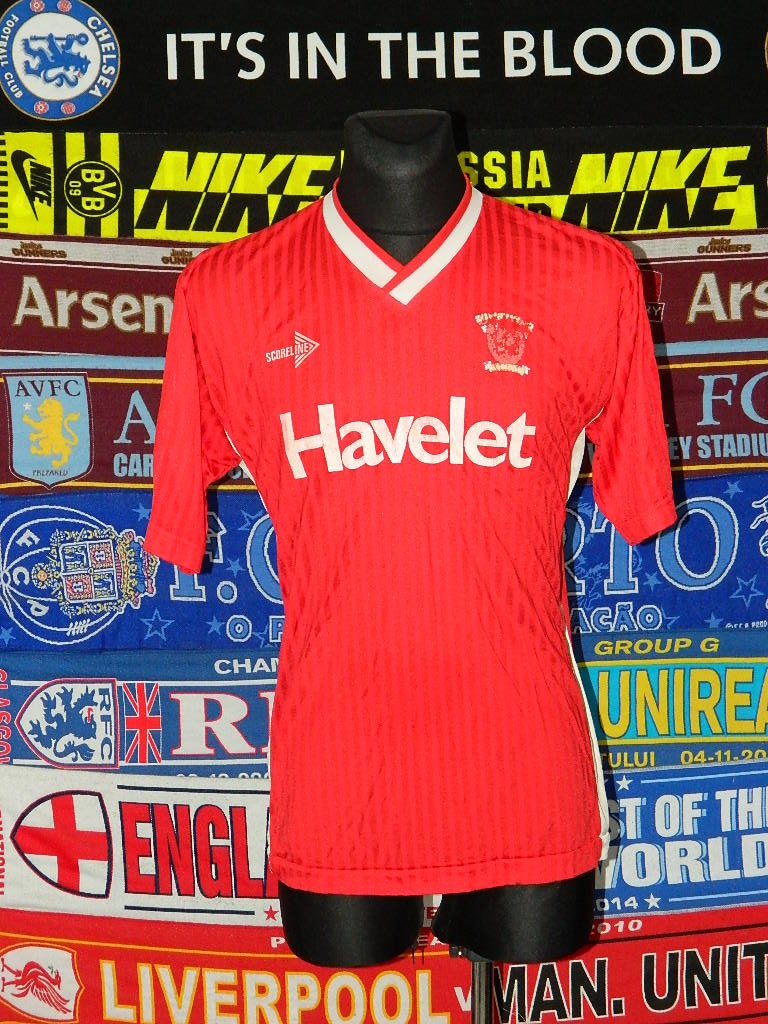 maillot équipe de cardiff city exterieur 1989-1990 rétro