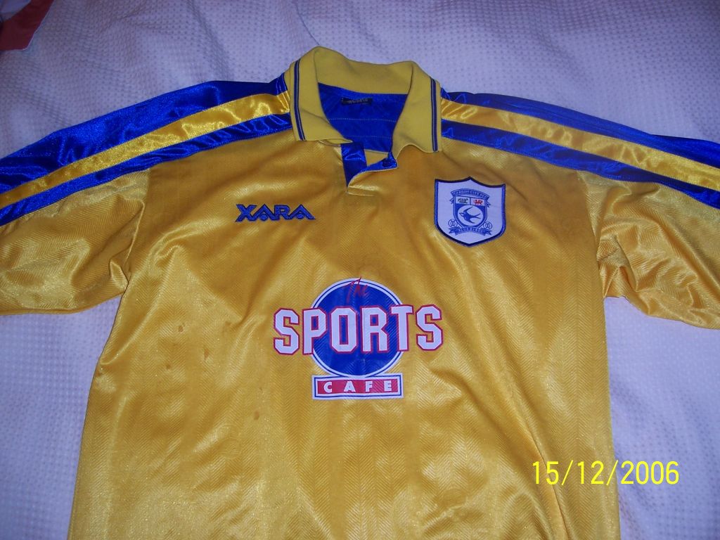 maillot équipe de cardiff city exterieur 1998-1999 rétro