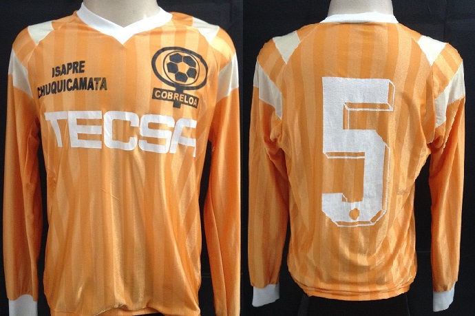 maillot équipe de cd cobreloa domicile 1986 pas cher