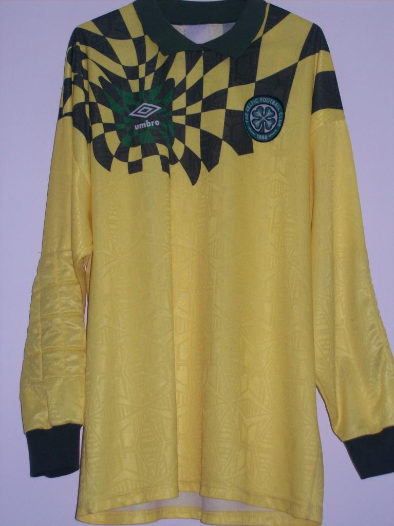 maillot équipe de celtic glasgow gardien 1991-1993 pas cher