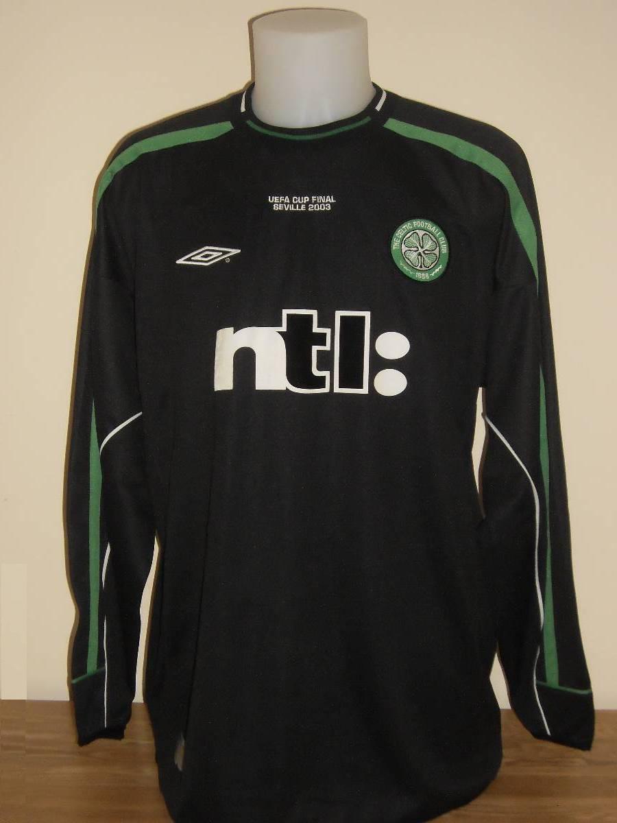 maillot équipe de celtic glasgow gardien 2002-2003 rétro