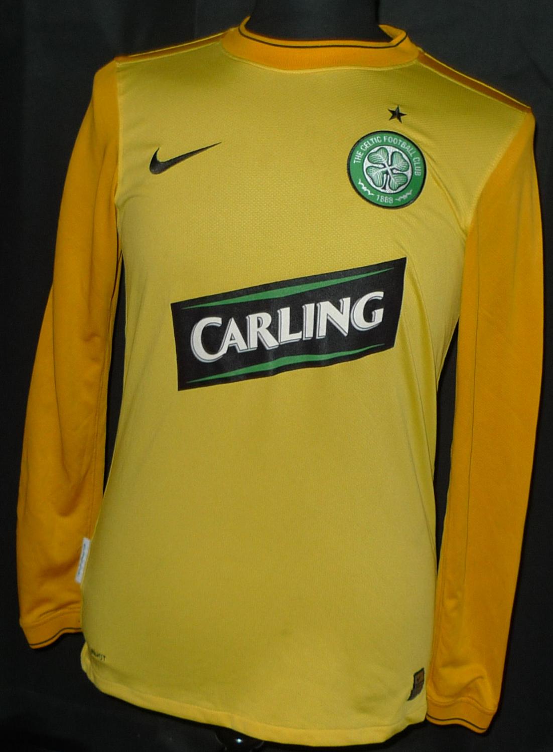 maillot équipe de celtic glasgow gardien 2009-2010 rétro