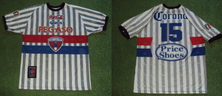 maillot équipe de cf atlante exterieur 2003-2004 rétro