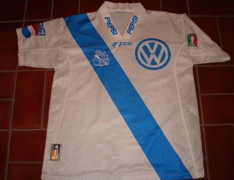 maillot équipe de cf puebla domicile 1998-1999 pas cher