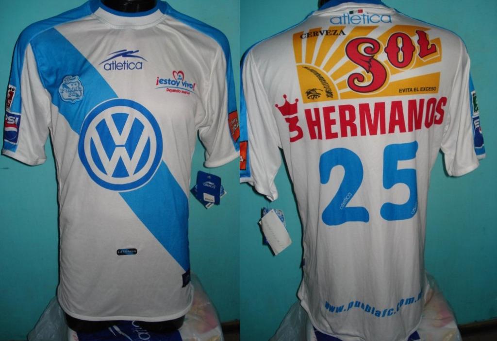 maillot équipe de cf puebla domicile 2001-2002 pas cher