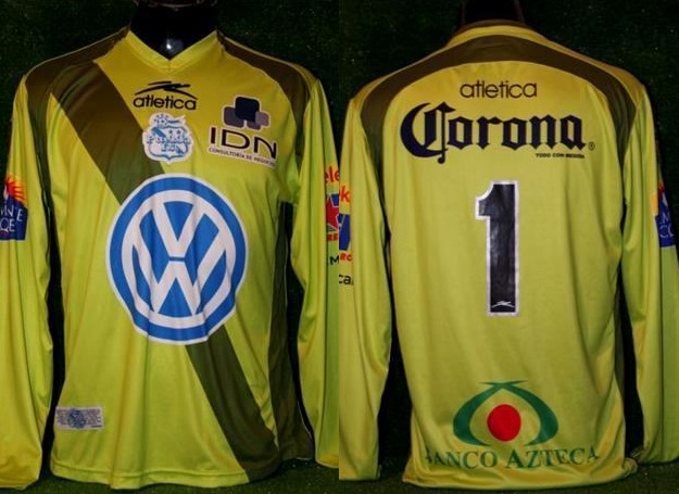 maillot équipe de cf puebla gardien 2009-2010 pas cher