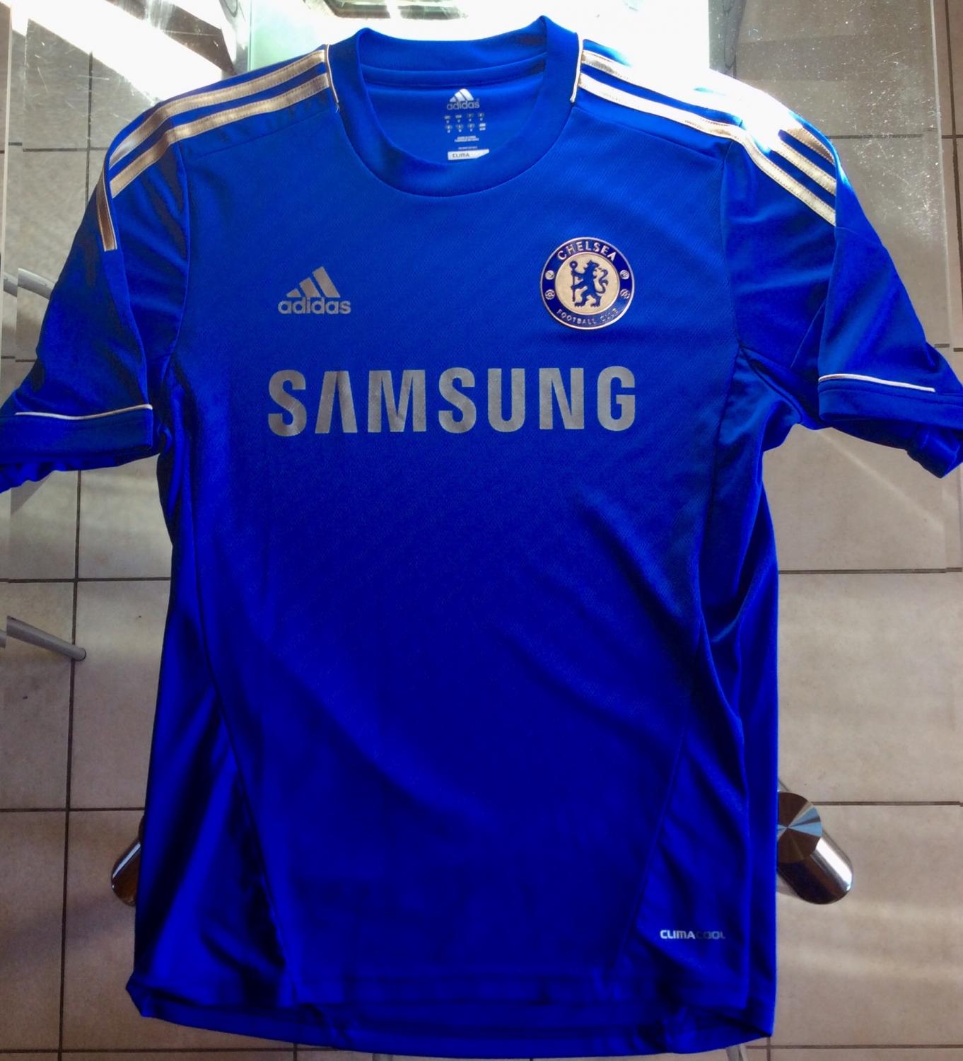 maillot équipe de chelsea fc domicile 2012-2013 rétro