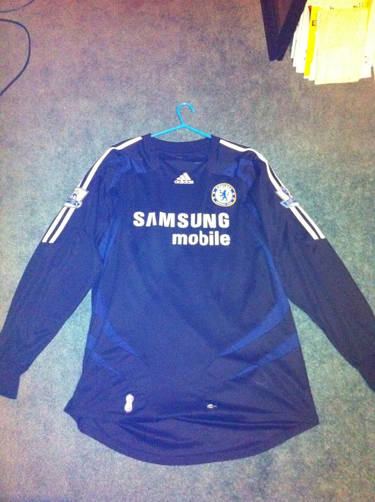 maillot équipe de chelsea fc gardien 2007-2008 rétro