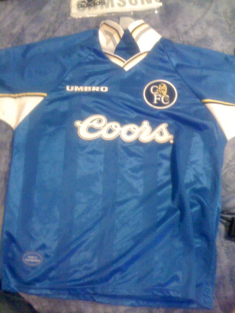 maillot équipe de chelsea fc particulier 1997 rétro