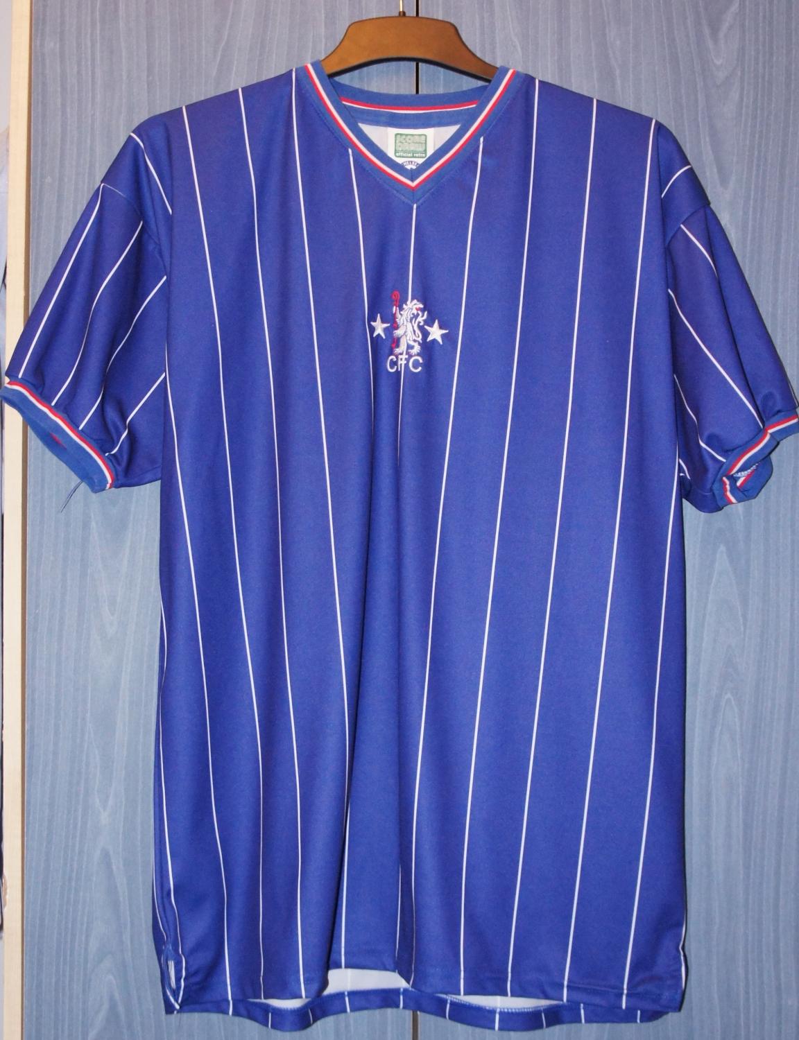 maillot équipe de chelsea fc réplique 1981-1983 rétro