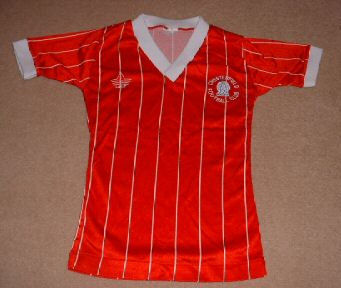 maillot équipe de chesterfield fc exterieur 1983-1985 pas cher