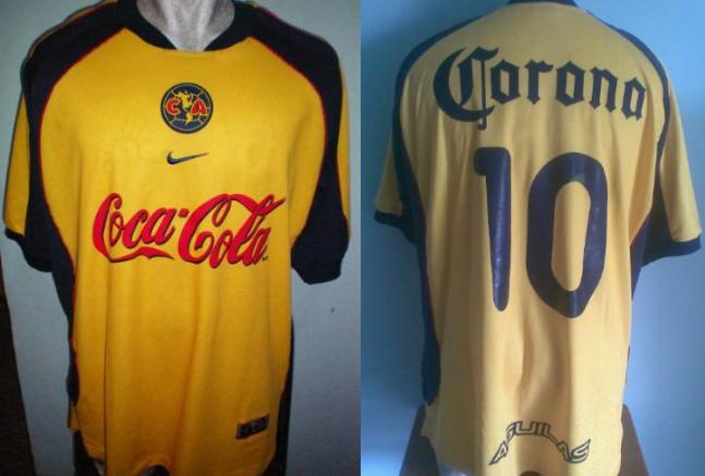 maillot équipe de club américa domicile 2001-2002 pas cher