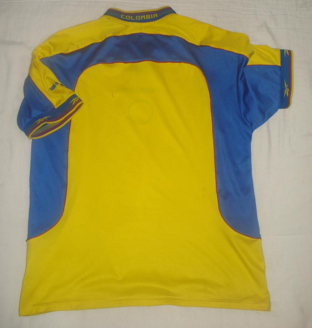 maillot équipe de colombie domicile 2001-2002 pas cher