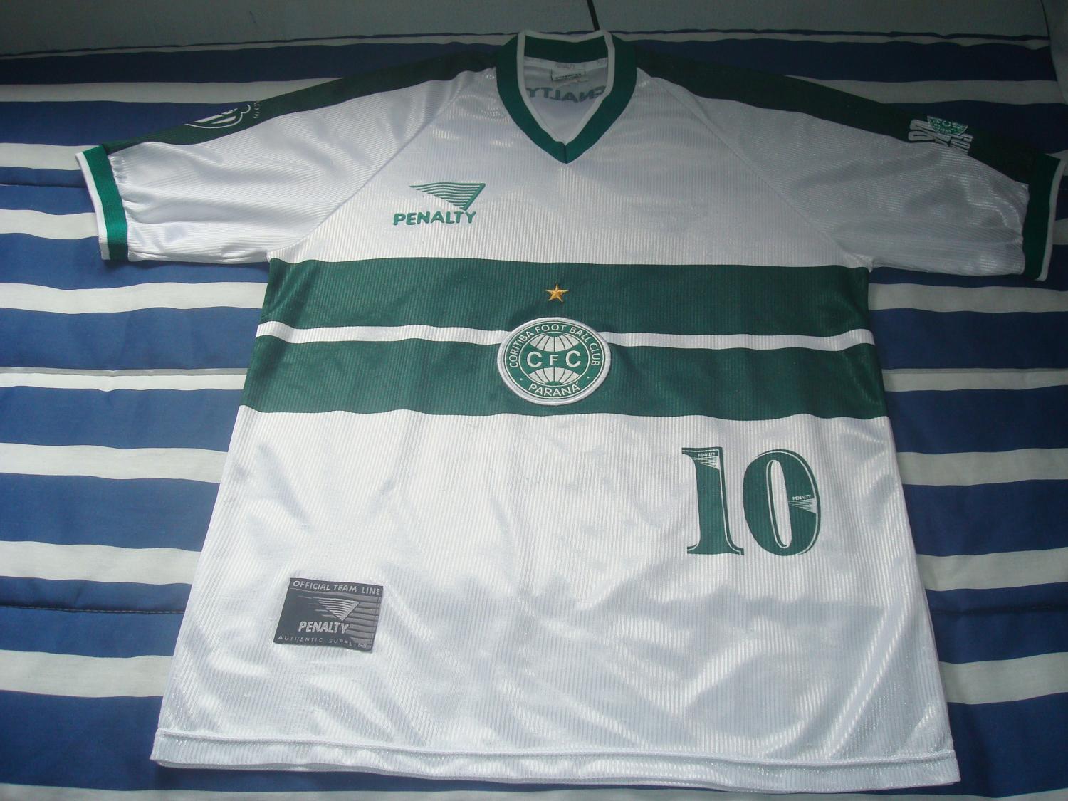 maillot équipe de coritiba fc domicile 1999-2000 rétro