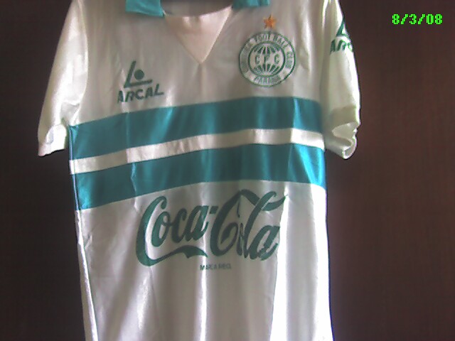 maillot équipe de coritiba fc exterieur 1988 rétro