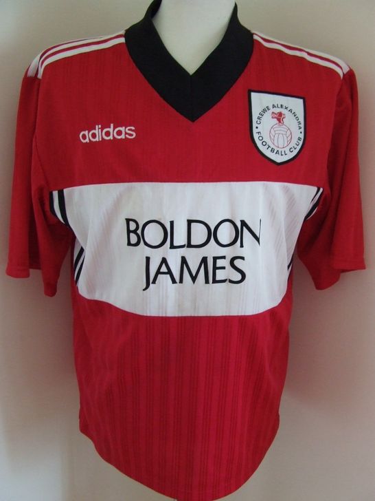 maillot équipe de crewe alexandra fc domicile 1997-1998 pas cher