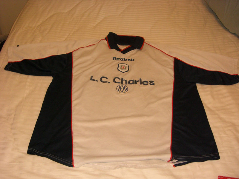 maillot équipe de crewe alexandra fc exterieur 2000-2001 pas cher