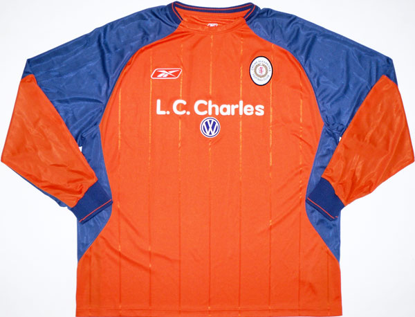 maillot équipe de crewe alexandra fc gardien 2003-2004 pas cher