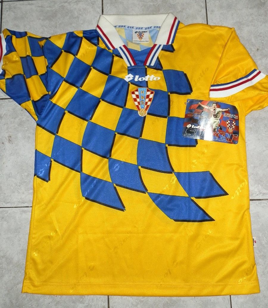 maillot équipe de croatie gardien 1998-2000 pas cher