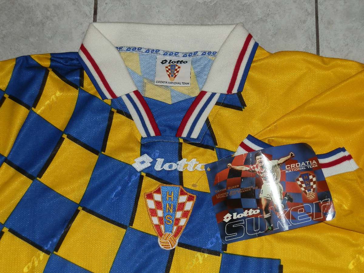 maillot équipe de croatie gardien 1998-2000 pas cher