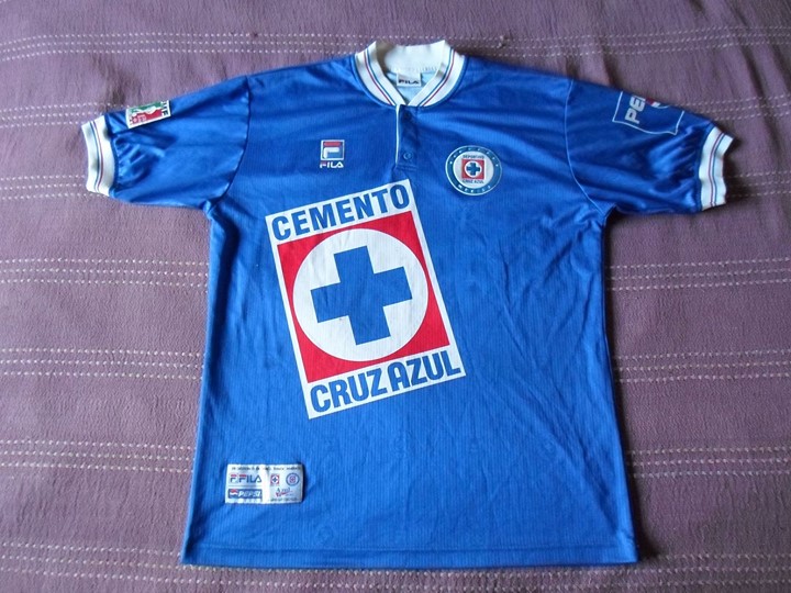 maillot équipe de cruz azul domicile 1999 pas cher