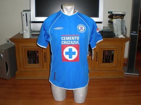 maillot équipe de cruz azul domicile 2002 pas cher