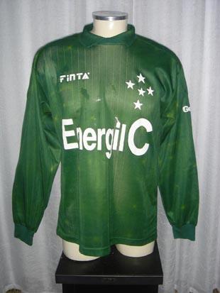 maillot équipe de cruzeiro ec gardien 1996 rétro