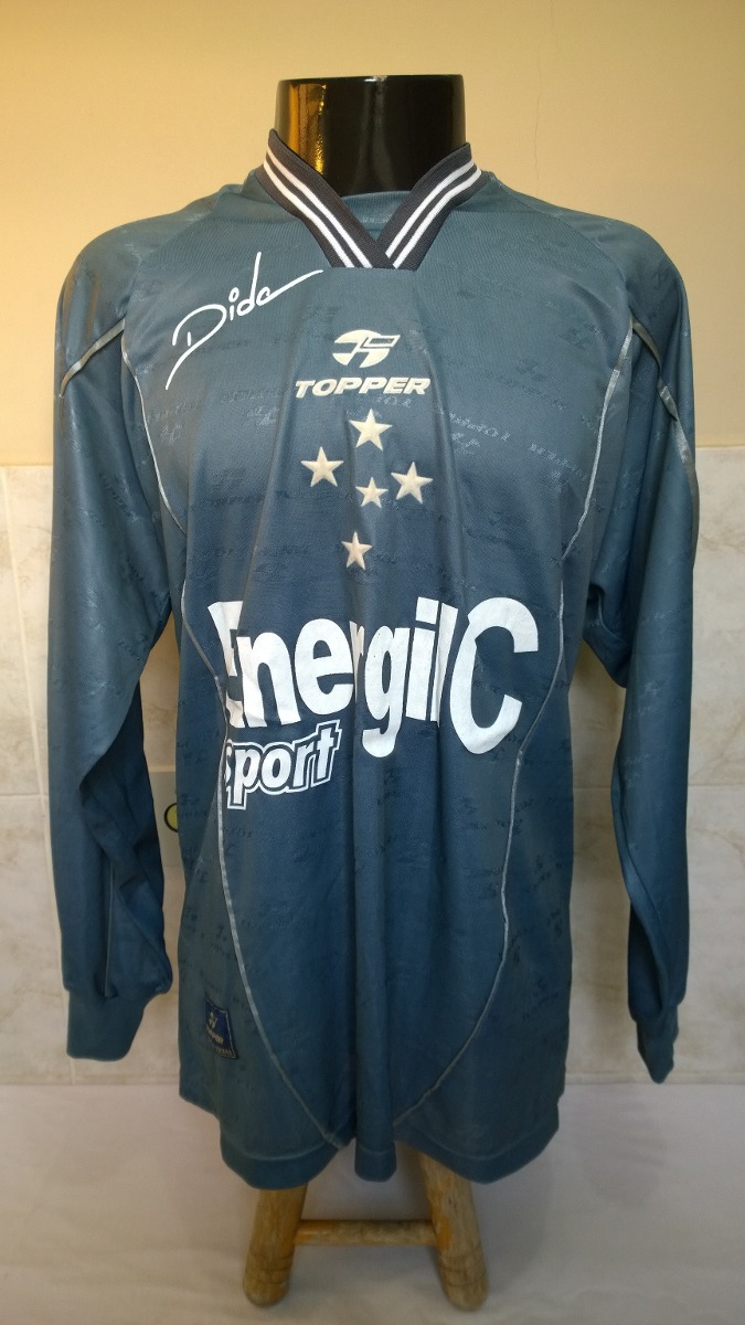 maillot équipe de cruzeiro ec gardien 1998 rétro