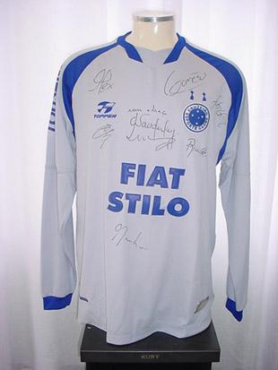 maillot équipe de cruzeiro ec gardien 2003 rétro