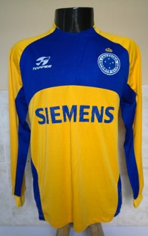 maillot équipe de cruzeiro ec gardien 2005 rétro