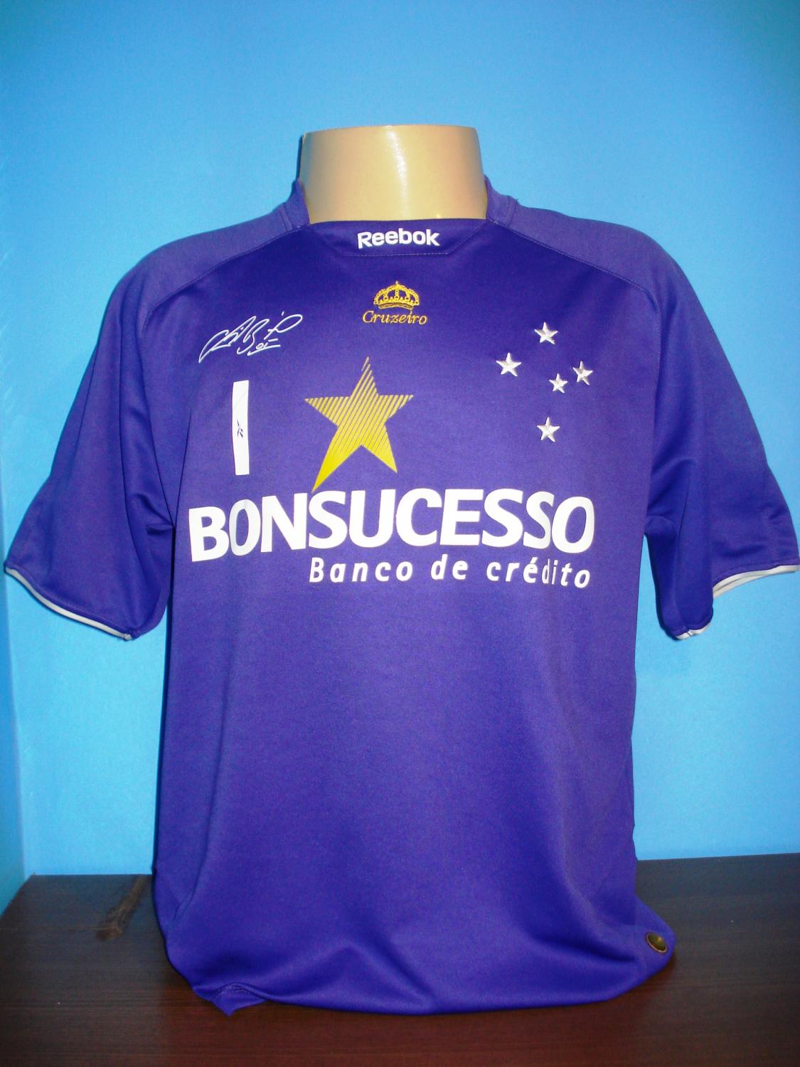 maillot équipe de cruzeiro ec gardien 2009 rétro