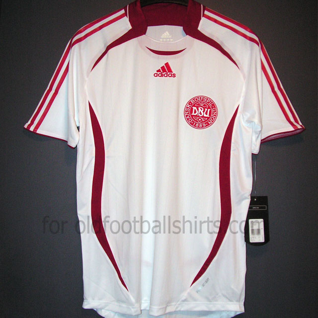 maillot équipe de danemark exterieur 2006-2008 pas cher