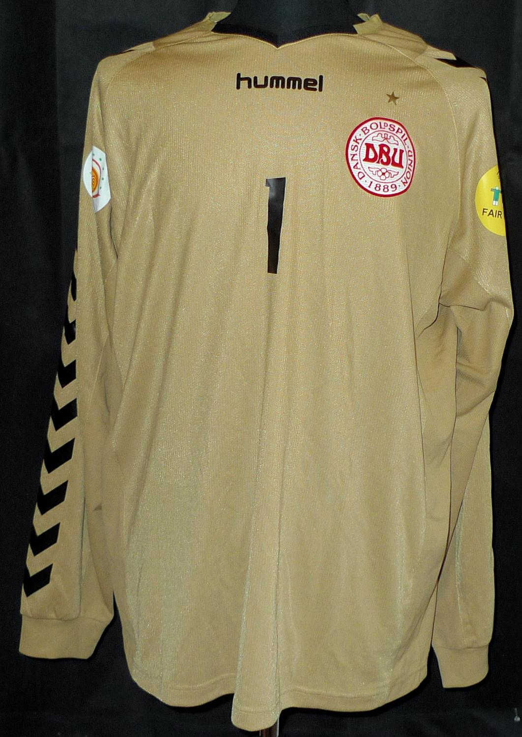 maillot équipe de danemark gardien 2003-2004 pas cher