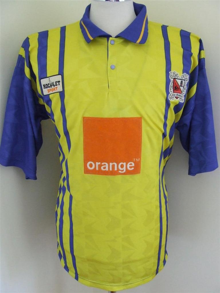 maillot équipe de darlington fc exterieur 1995-1996 rétro