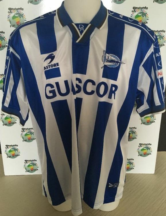 maillot équipe de deportivo alavés domicile 1998-1999 pas cher