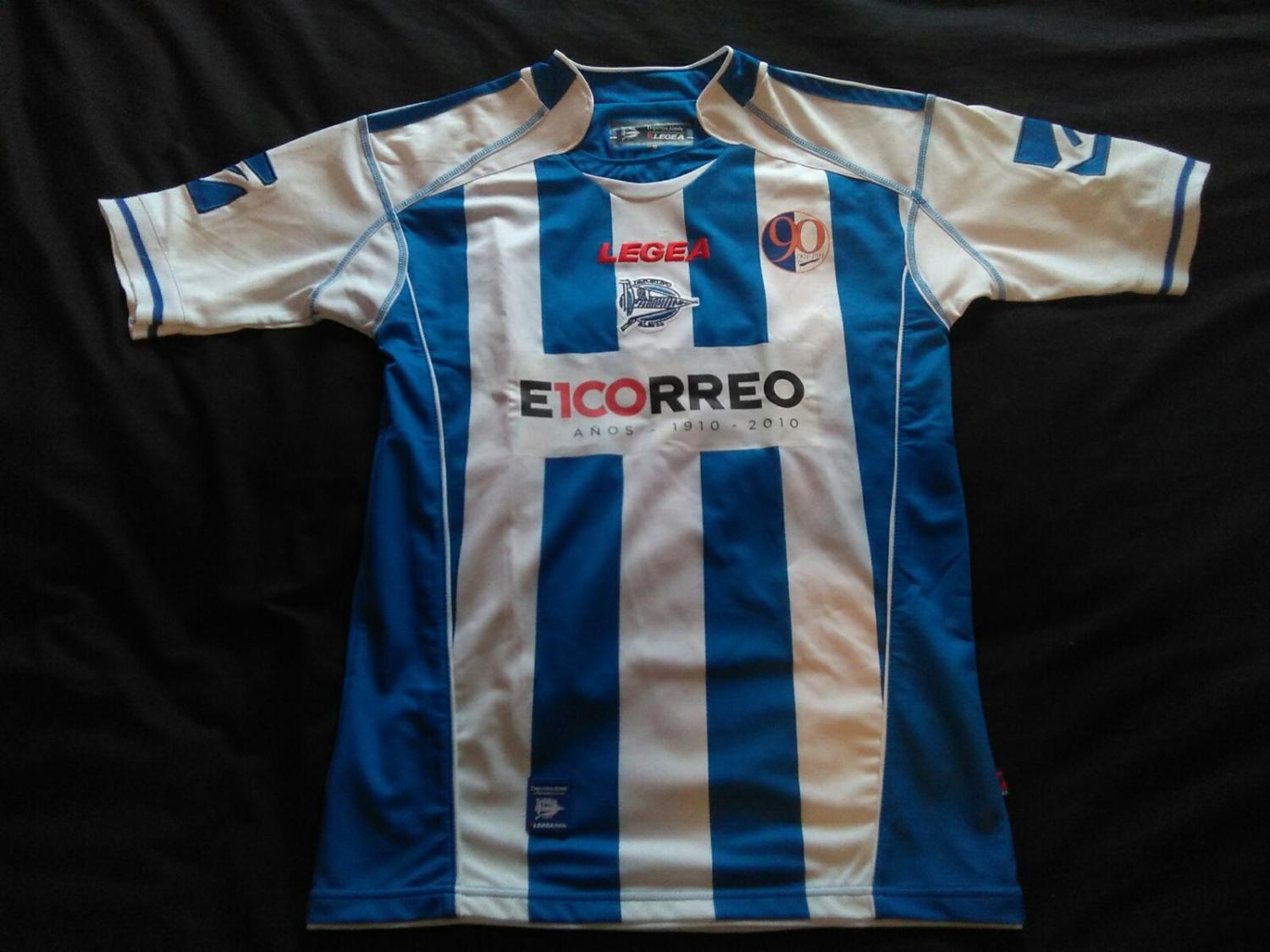 maillot équipe de deportivo alavés domicile 2010-2011 pas cher