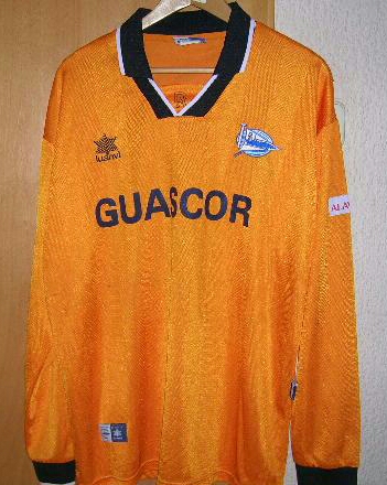 maillot équipe de deportivo alavés exterieur 2001-2002 pas cher