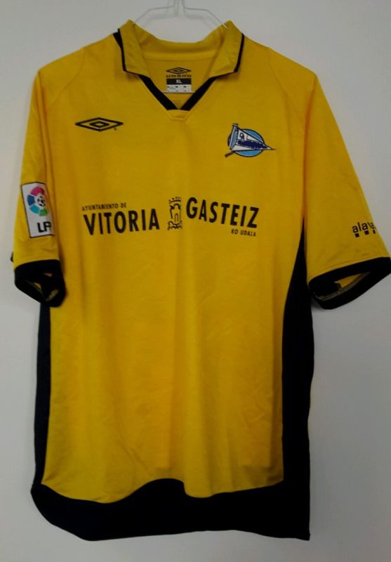 maillot équipe de deportivo alavés exterieur 2003-2004 pas cher