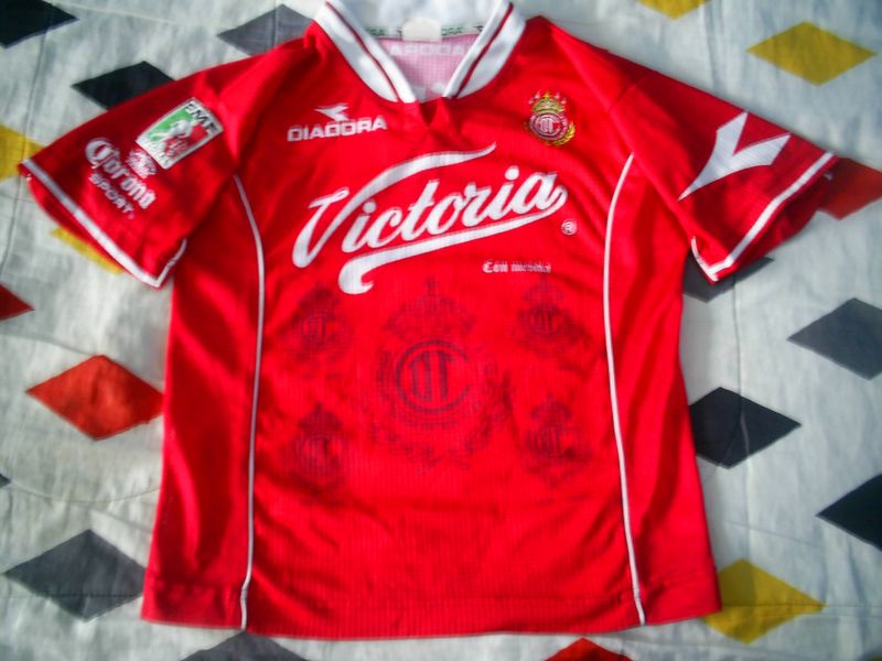 maillot équipe de deportivo toluca domicile 1998-1999 rétro