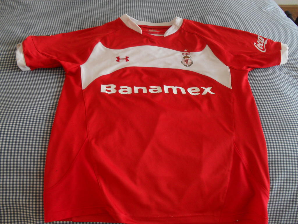 maillot équipe de deportivo toluca domicile 2010-2011 rétro