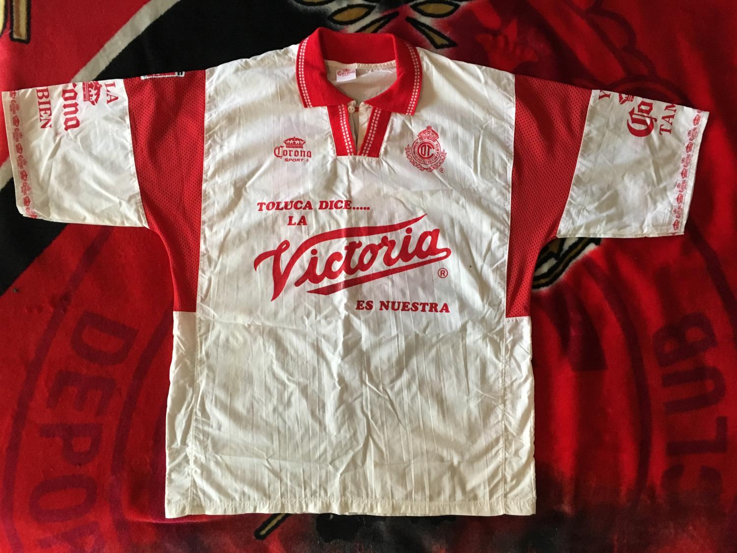 maillot équipe de deportivo toluca exterieur 1995-1996 rétro