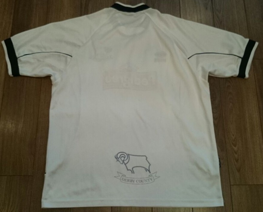 maillot équipe de derby county fc domicile 2003-2005 rétro