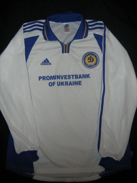 maillot équipe de dynamo kiev domicile 1999-2001 pas cher