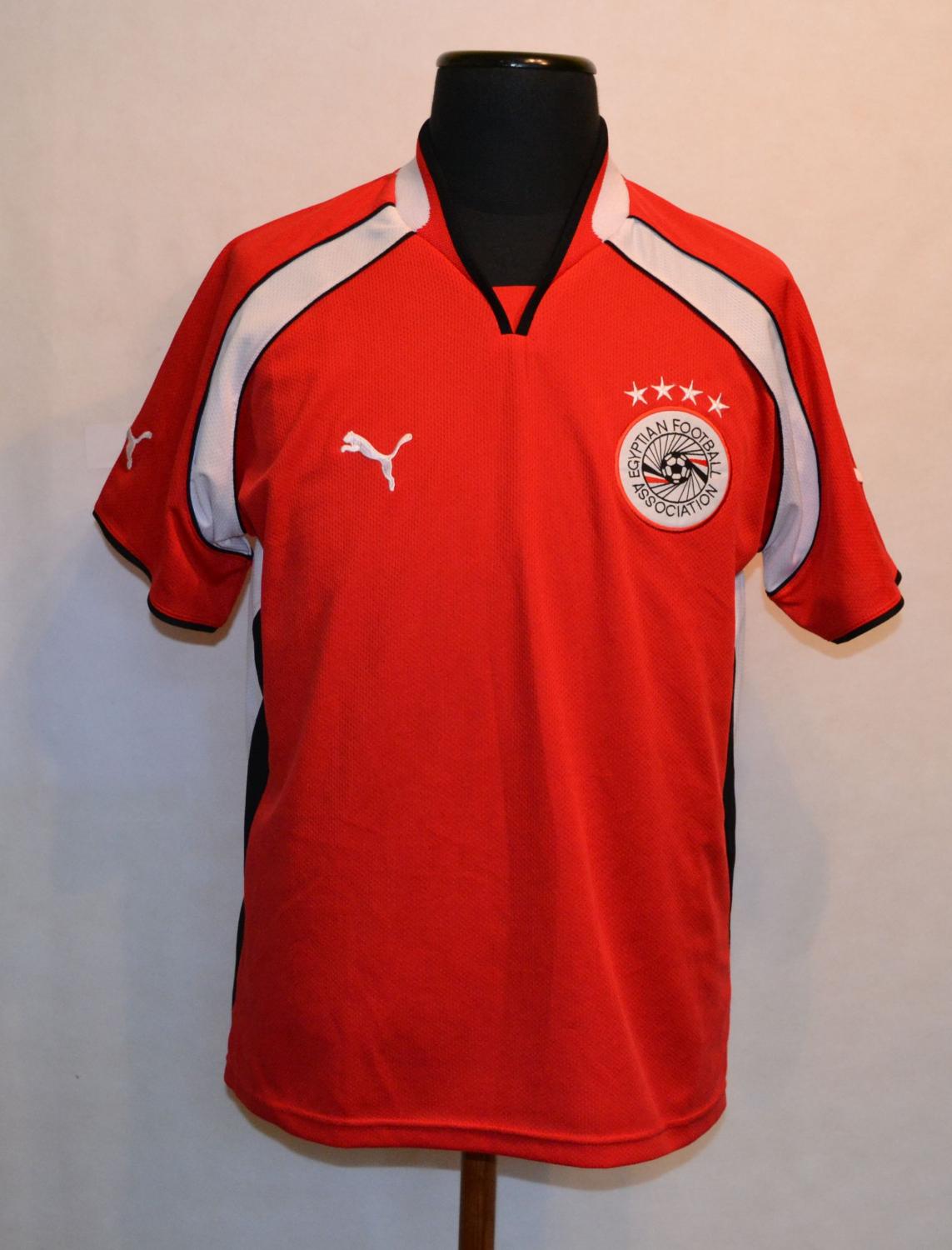 maillot équipe de égypte domicile 2000-2002 rétro