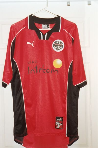 maillot équipe de eintracht francfort domicile 1998-1999 pas cher