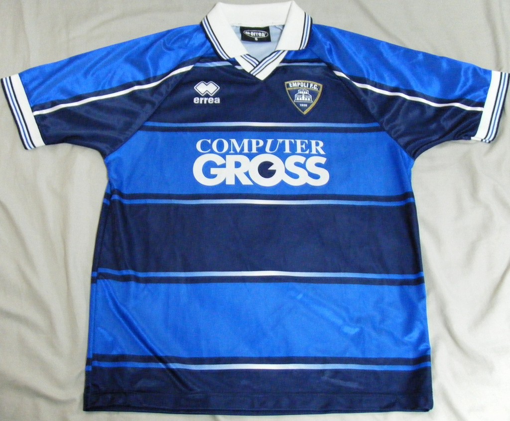 maillot équipe de empoli fc domicile 2000-2001 rétro