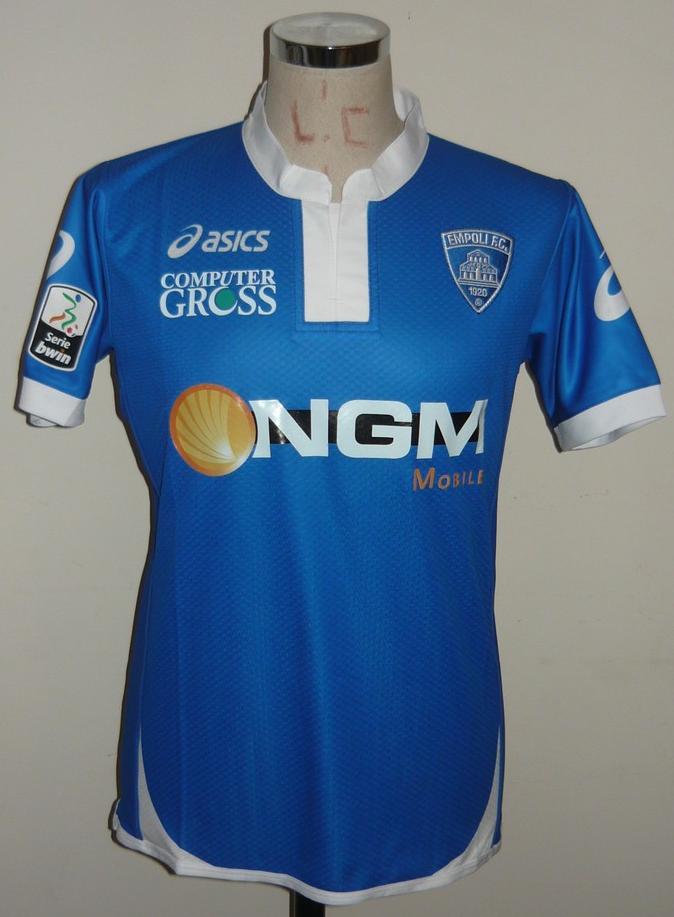 maillot équipe de empoli fc domicile 2010-2011 rétro