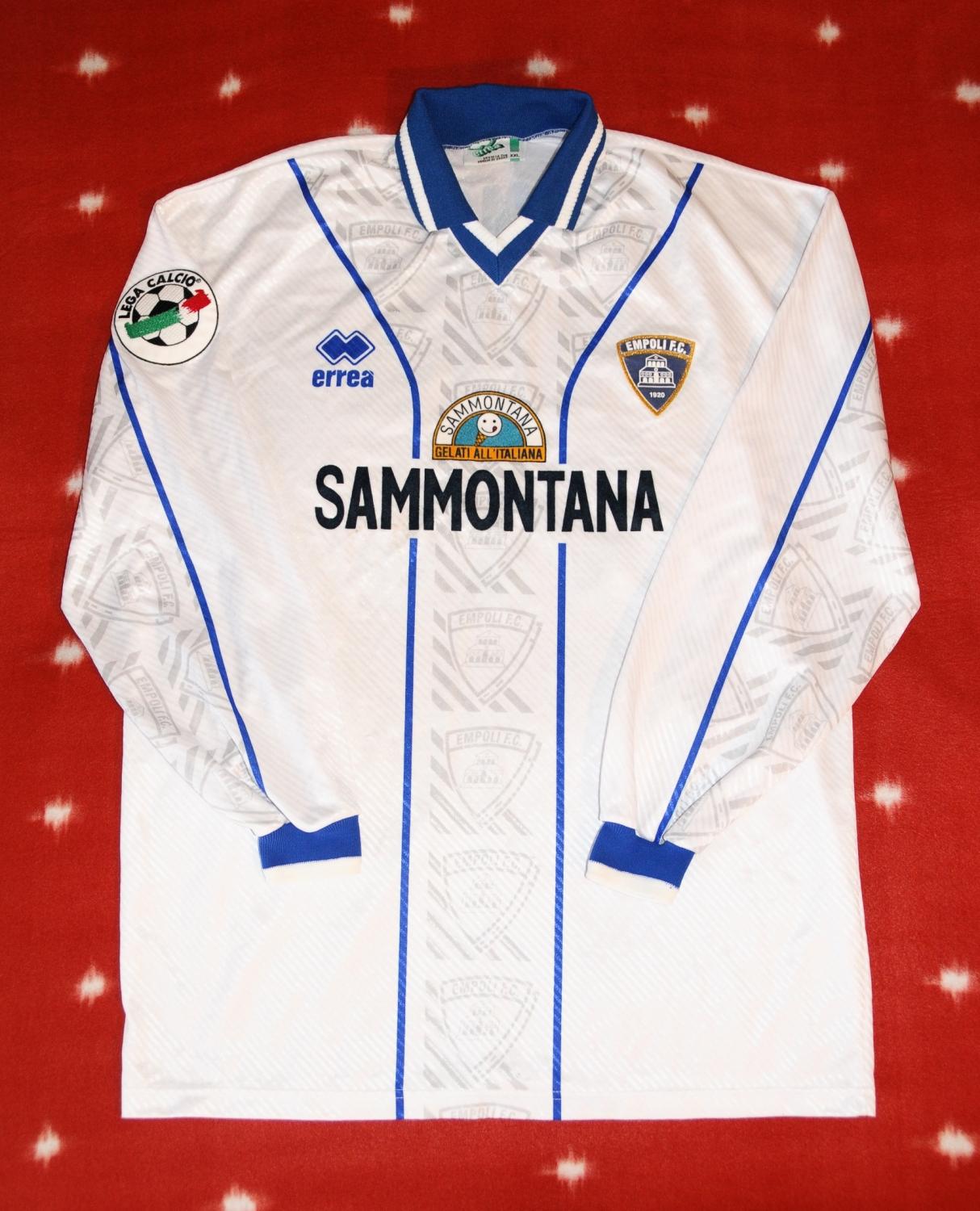 maillot équipe de empoli fc exterieur 1997-1998 rétro