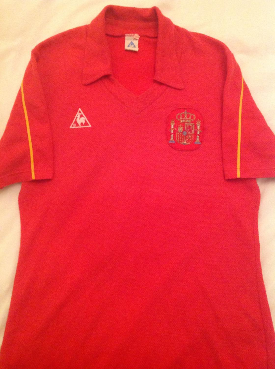 maillot équipe de espagne domicile 1986-1987 pas cher