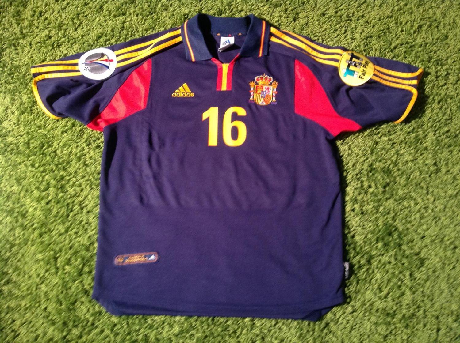 maillot équipe de espagne exterieur 1999-2000 pas cher